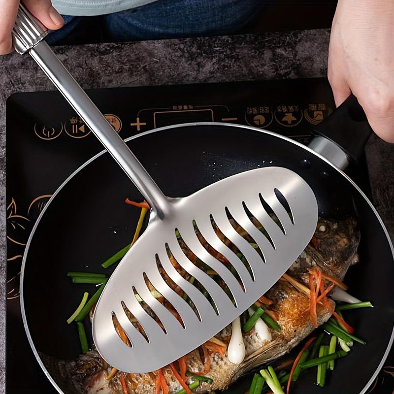 Okonomiyaki Spatula - 1PC Large Stainless Steel Fish Frying
