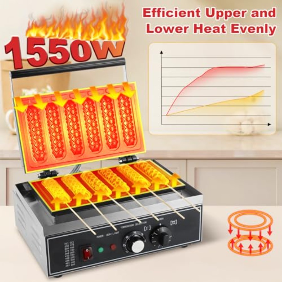 Commercial Corn Dog Maker 1550 - Corn Dog Stick ulasan dan harga