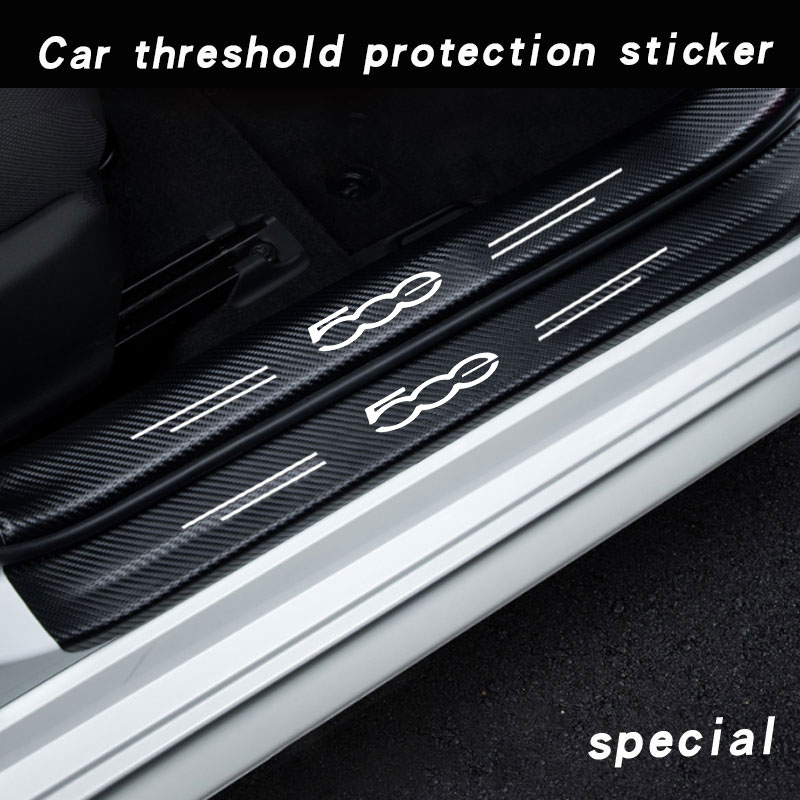 Car Door Sill Guard Plate Thre - Crepe Pan Carbon ulasan dan harga