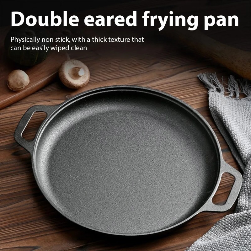 Cast Iron Frying Pan Non-stick - Danish Pancake Pan ulasan dan harga