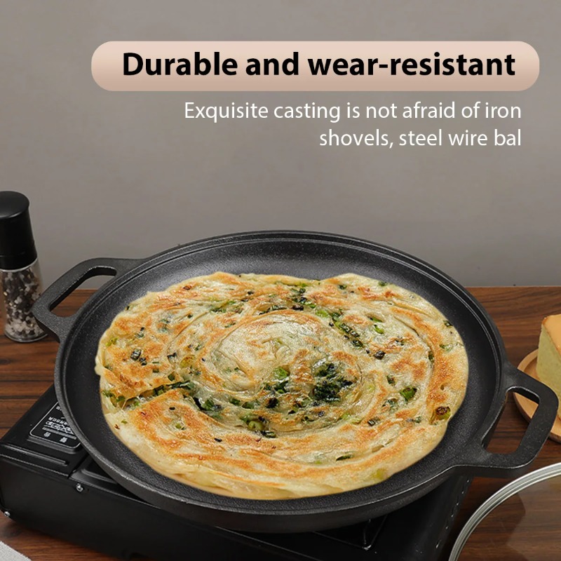 Cast Iron Frying Pan Non-stick - Danish Pancake Pan ulasan dan harga