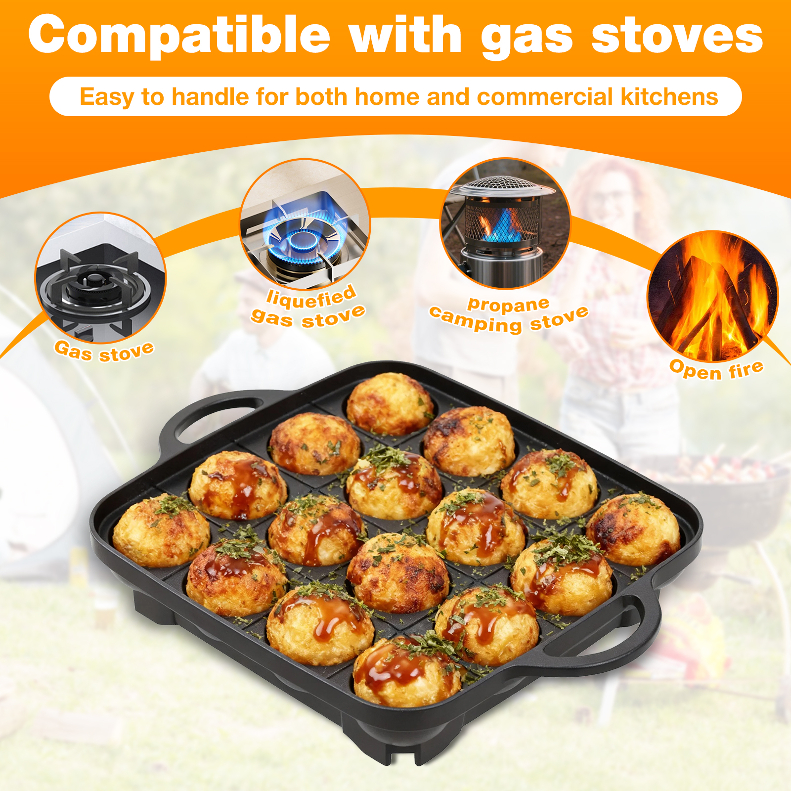 Takoyaki Pan Nonstick Japanese - Takoyaki Grill Plate ulasan dan harga