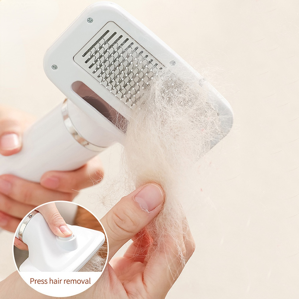 2-In-1 Cat Hair Comb Puppy Fur - Hot Dog Press ulasan dan harga