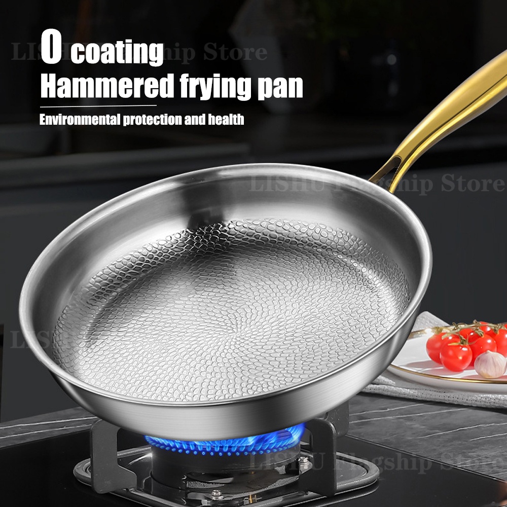 22/24/26/28/30cm Titanium Stai - Egg Waffle Pan ulasan dan harga