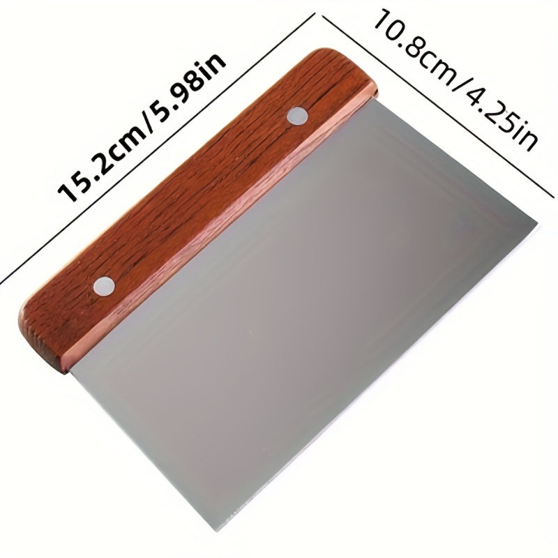 1pc stainless steel scraper, v - Okonomiyaki Spatula ulasan dan harga
