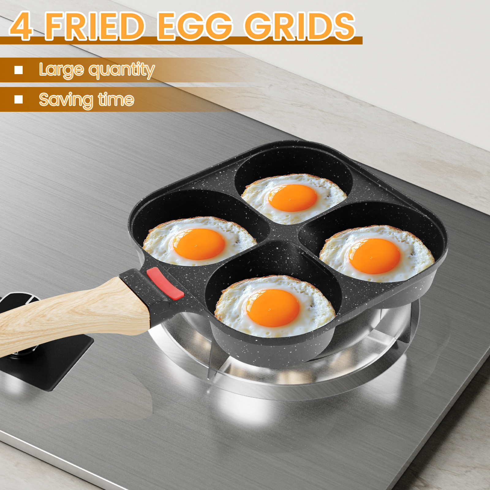 Egg Frying Pan Nonstick Pancak - Mini Pancake Griddle ulasan dan harga