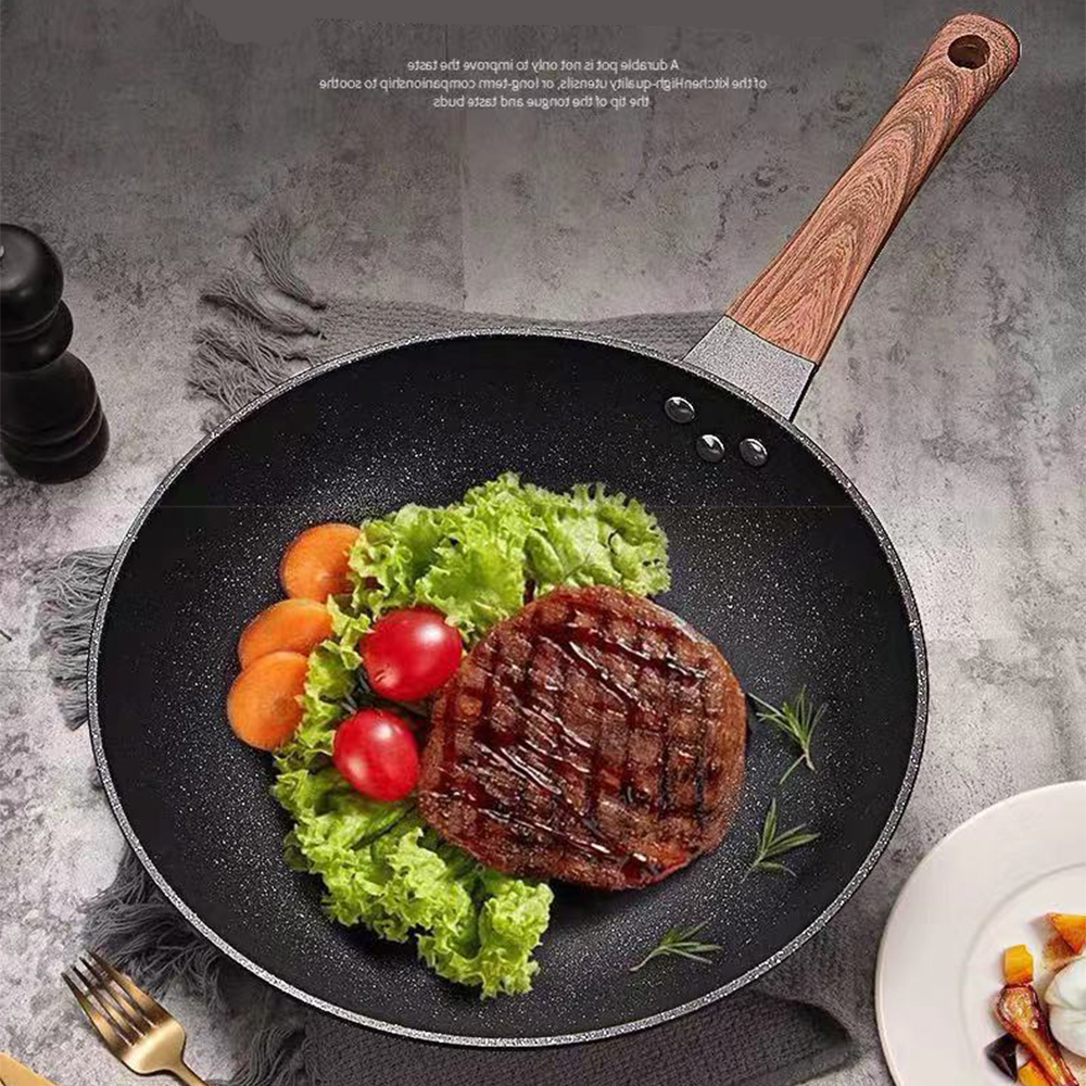 32CM Non-stick Wok Frying Pan  - Mini Pancake Griddle ulasan dan harga