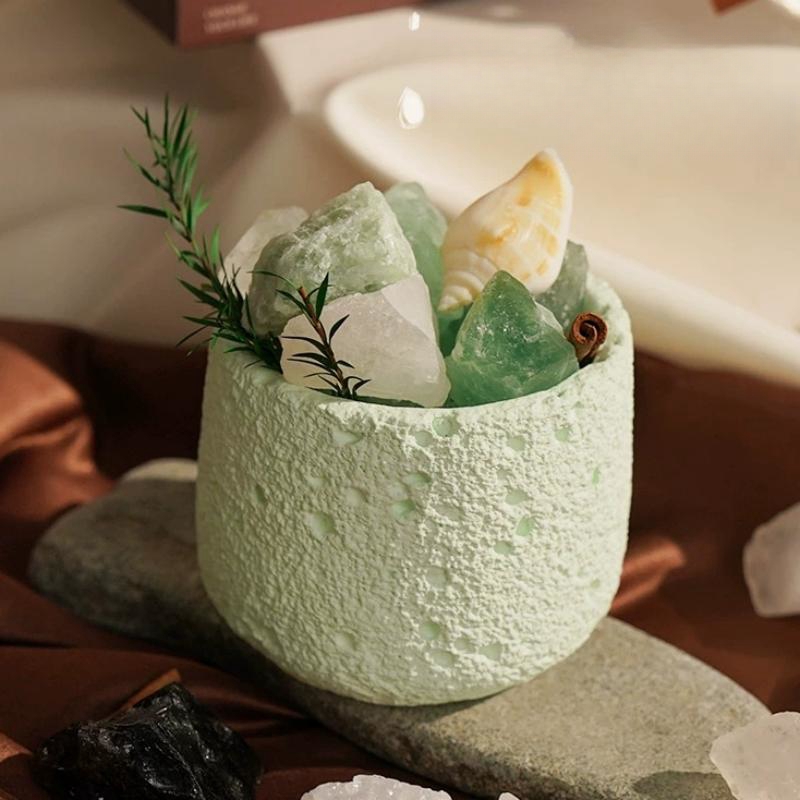 Creative Round Concrete Flower - Potsticker Mold ulasan dan harga