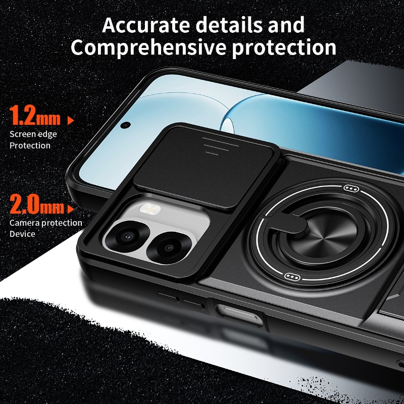 Armor Phone Case For Oppo A6x  - Taco Stand Holder ulasan dan harga