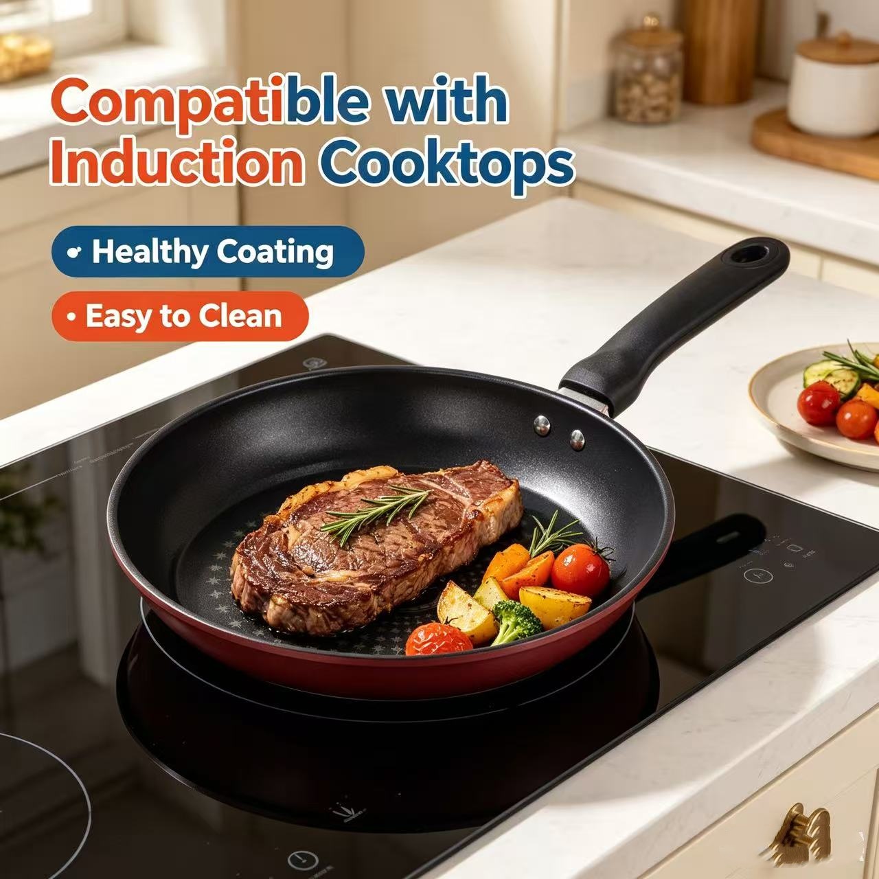 Premium Granite Non Stick Fryi - Mini Pancake Griddle ulasan dan harga
