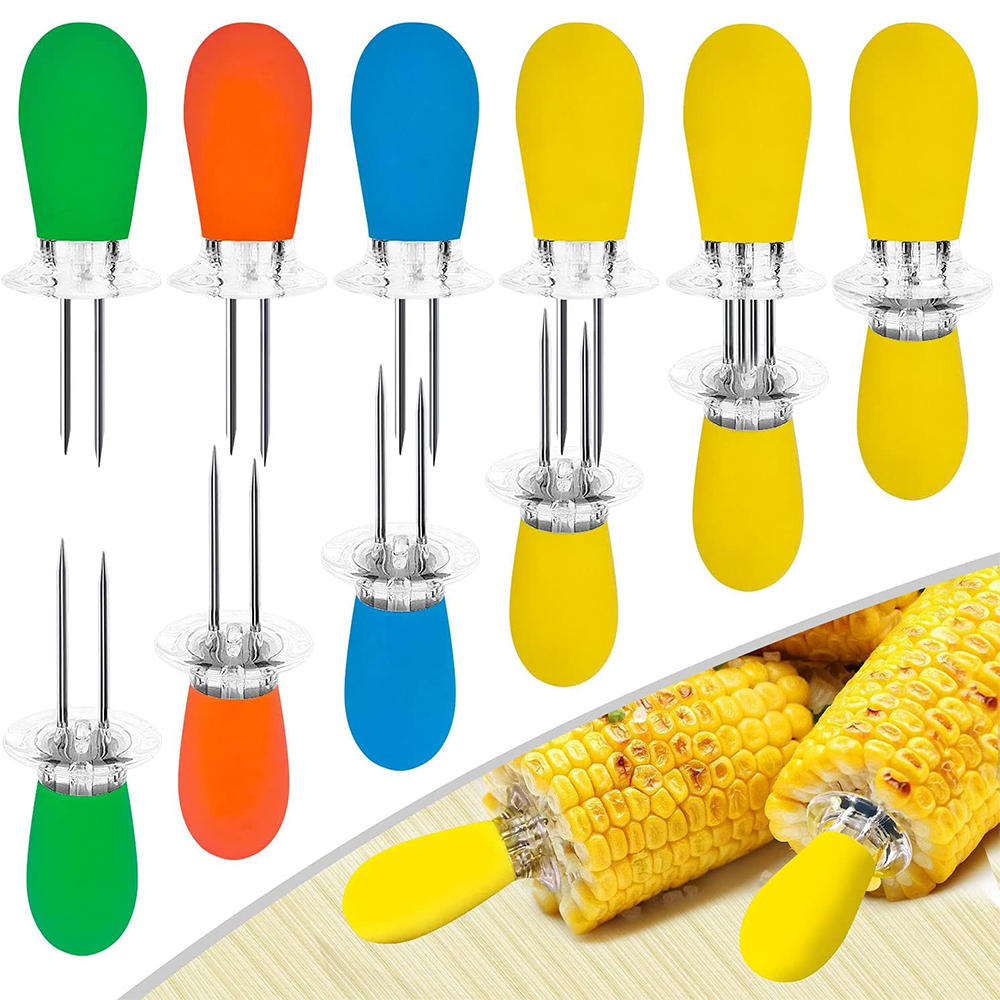 LMETJMA 12pcs/set Corn Holders - Corn Dog Stick ulasan dan harga