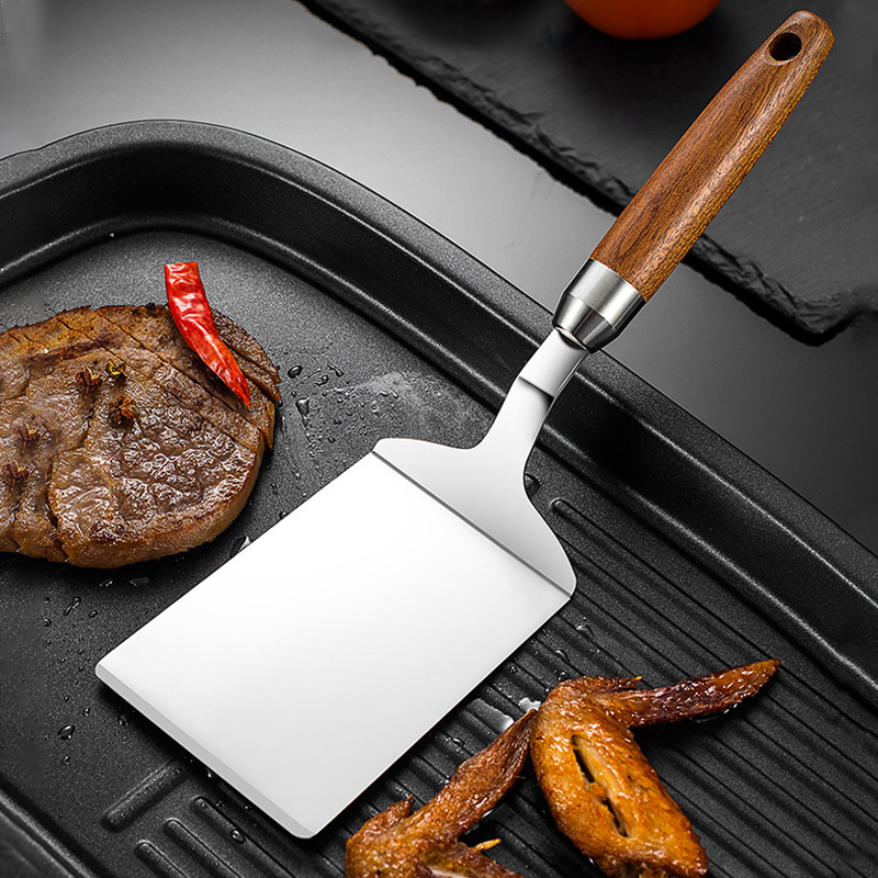 304 Stainless Steel Steak Spat - Okonomiyaki Spatula ulasan dan harga