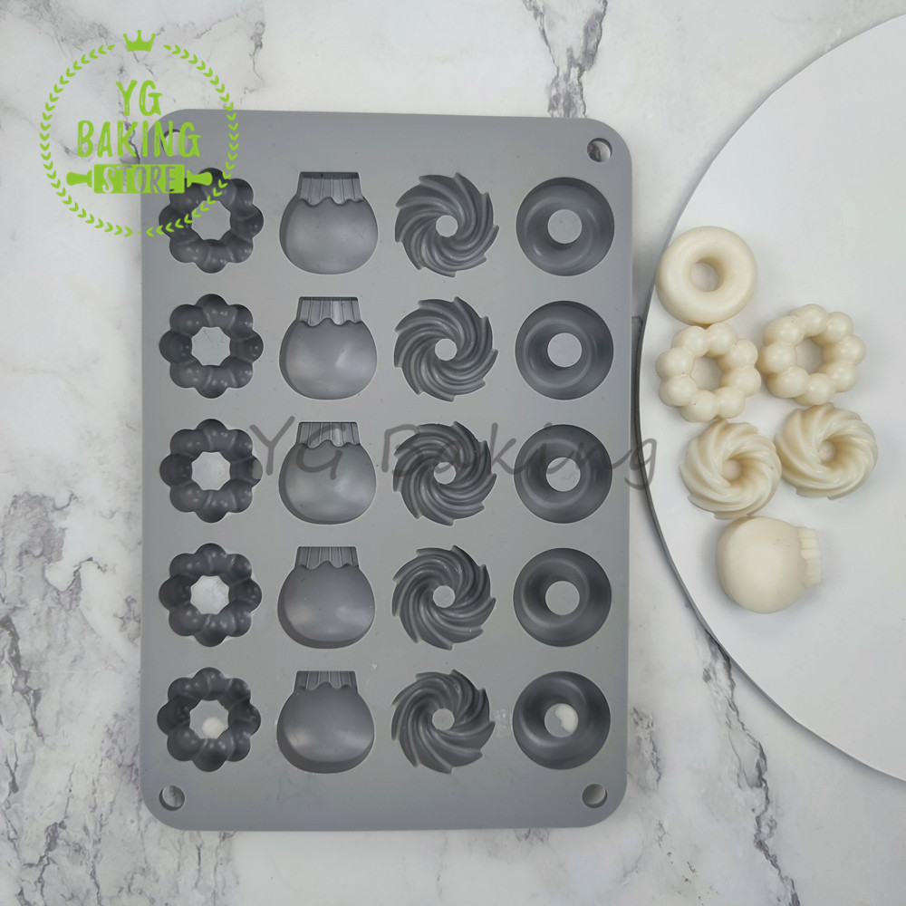 Dorica 3D Mini Donut Sawalin C - Donut Mold Silicone ulasan dan harga