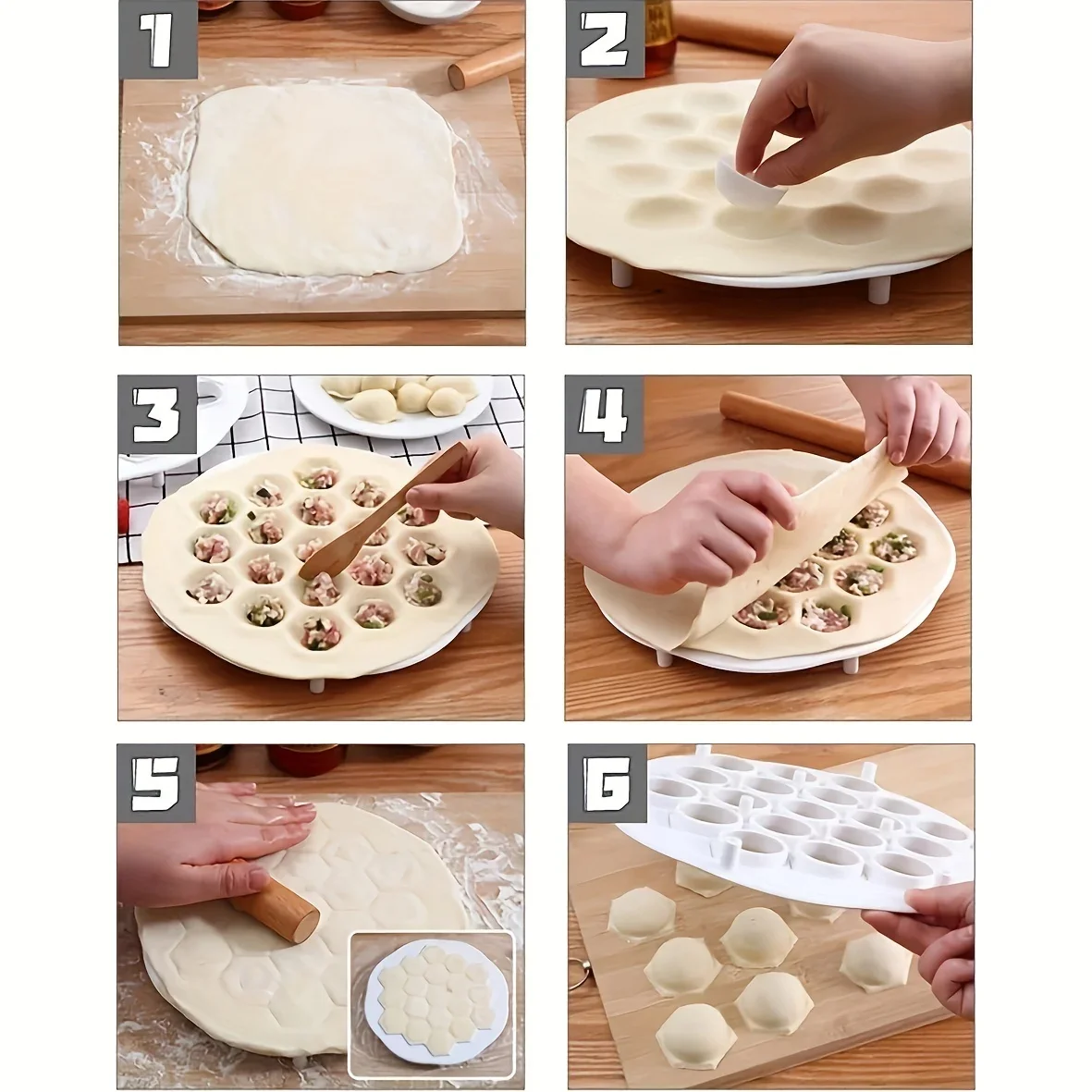 1pc-Simple Chinese Dumplings M - Dumpling Press Set ulasan dan harga