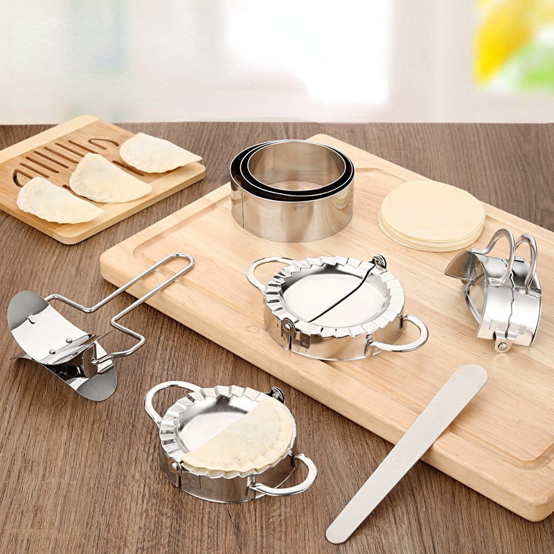 Stainless Steel Dumpling Maker - Dumpling Press Set ulasan dan harga