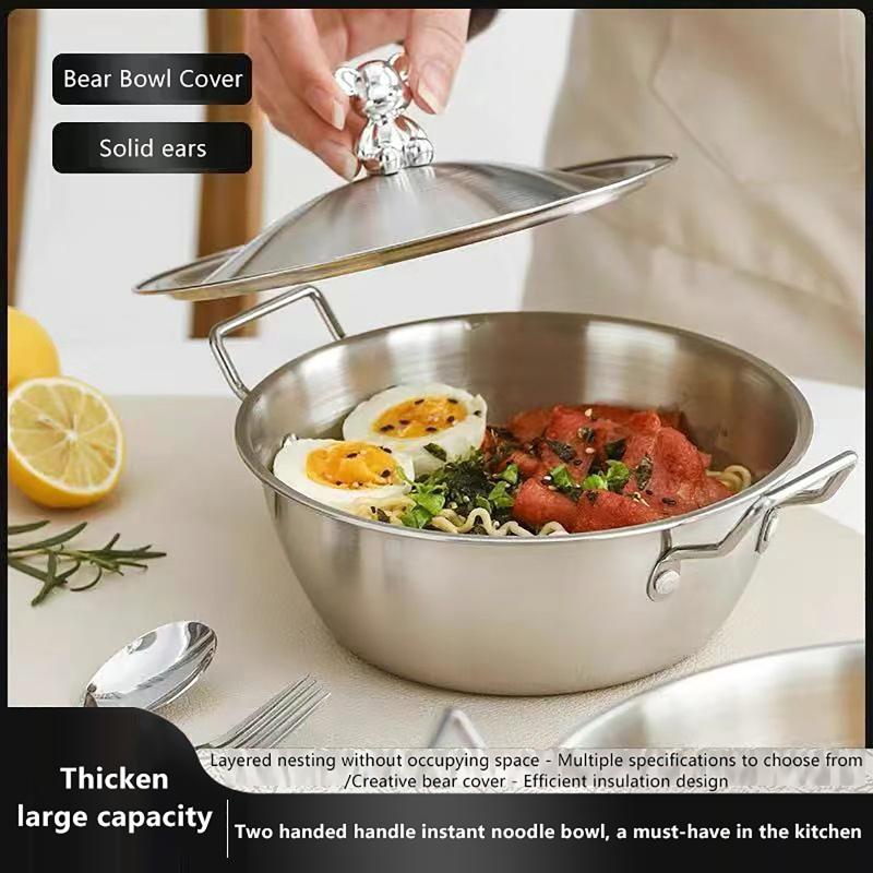201 Stainless Steel Salad Bowl - Dim Sum Basket ulasan dan harga