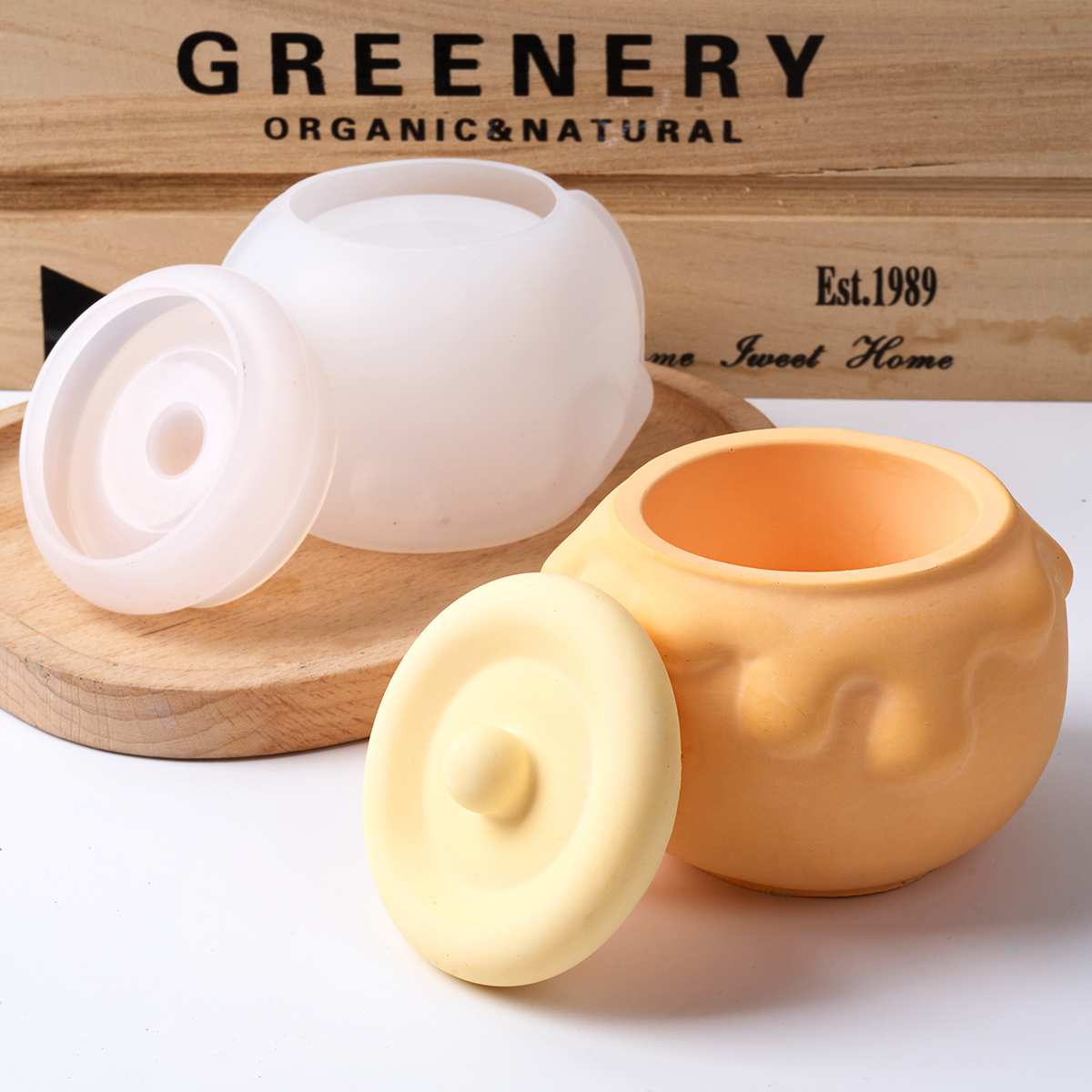 3D Honey Candle Jar Silicone M - Potsticker Mold ulasan dan harga