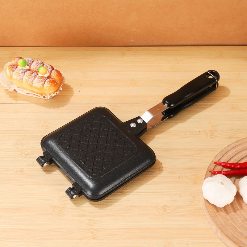 Sandwich Bread Bakeware Double - Egg Waffle Pan ulasan dan harga