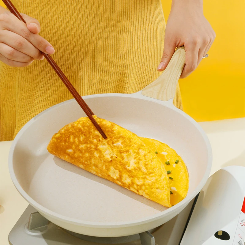 Non-stick Wok Frying Pan Ceram - Danish Pancake Pan ulasan dan harga