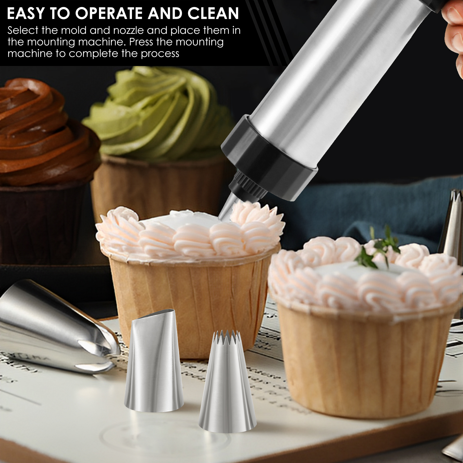 Stainless Steel Cookie Gun Chu - Churros Maker Gun ulasan dan harga