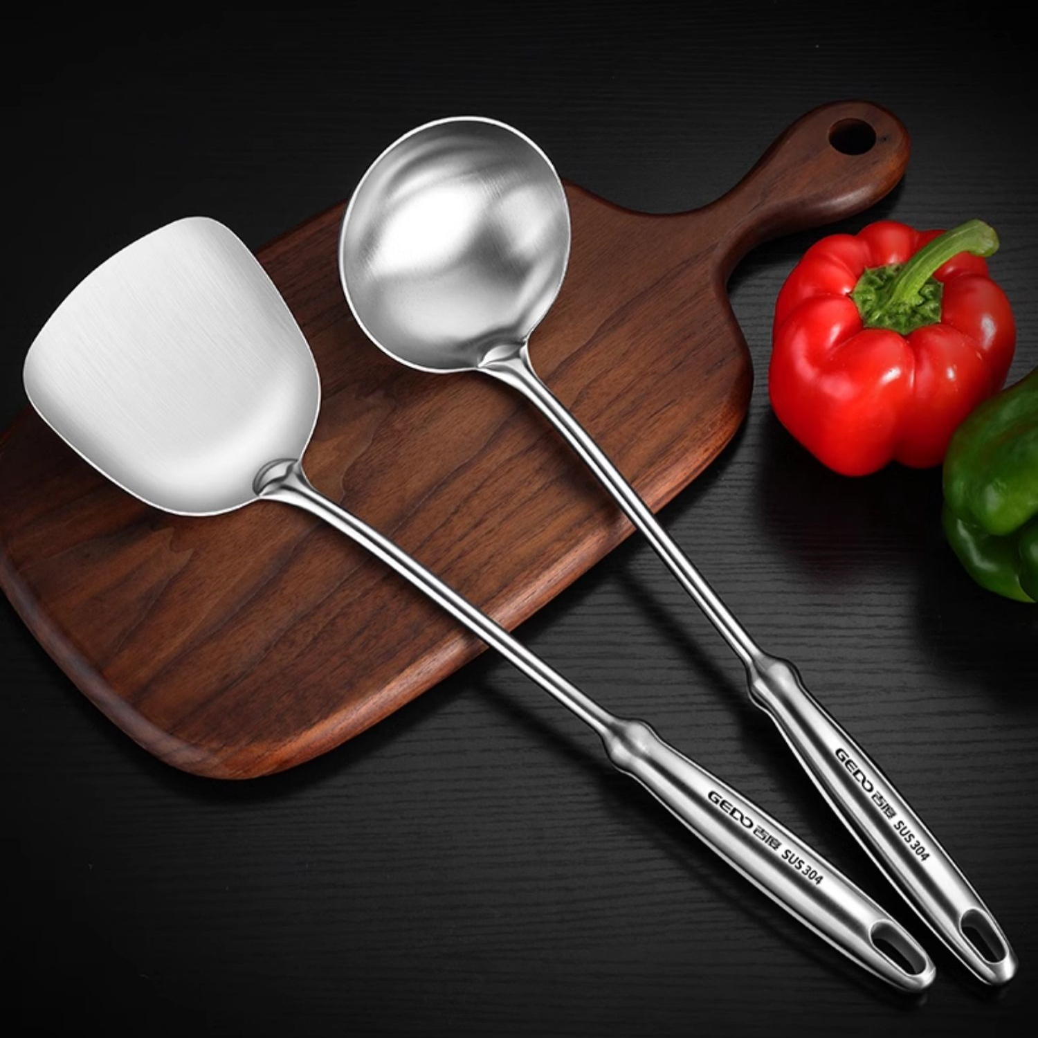 LFGB Certificated 304 Stainles - Okonomiyaki Spatula ulasan dan harga